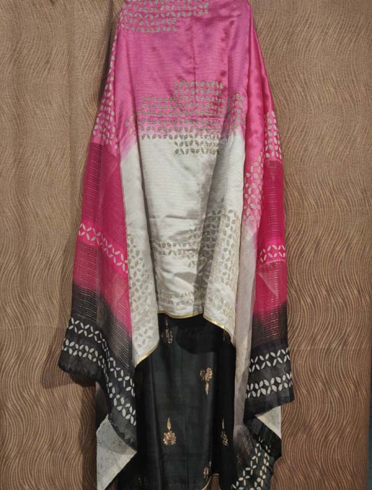 SEMI STITCHED TOP DUPATTA SET