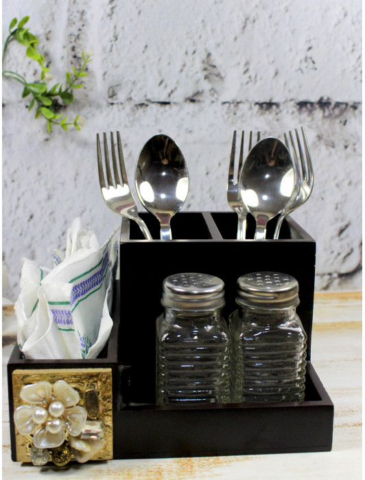 Salt and Pepper Cutlery Stand