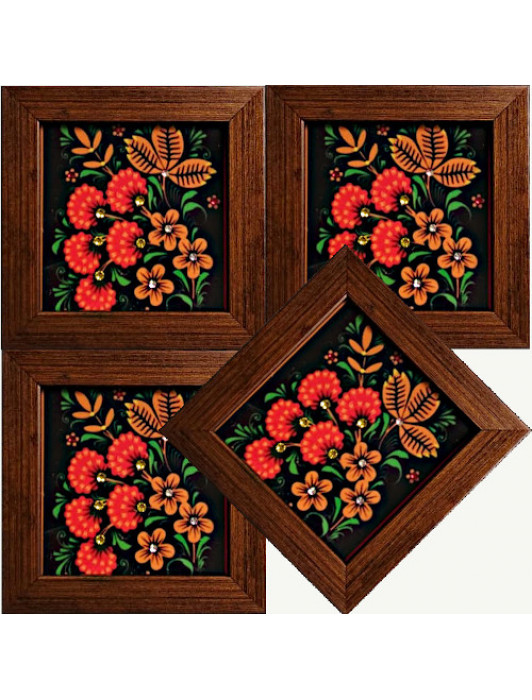 In Bloom – Embellished Coasters (Set of 4)