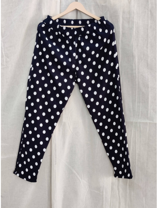 STRETCH COTTON PRINTED PANT