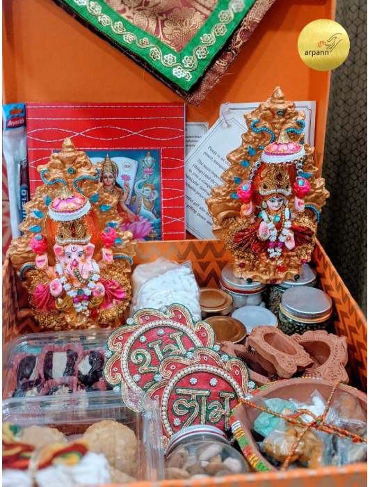 laxmi pooja kit with idols 