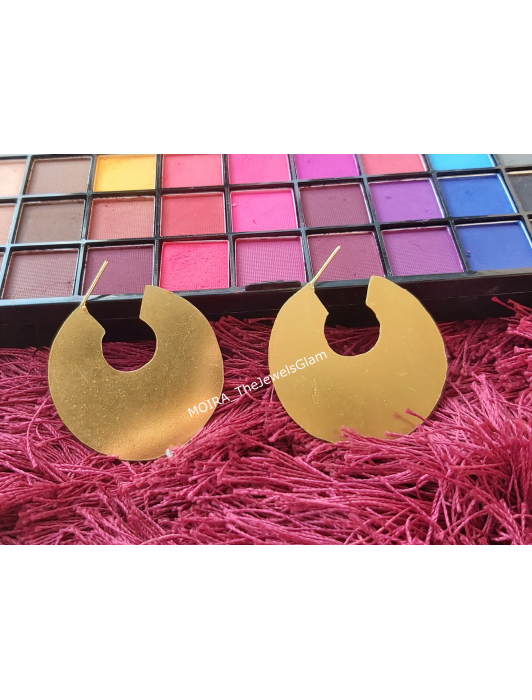 Gold Filled Metal Hoops Earring