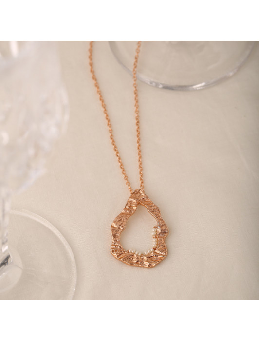 Victoria Necklace-Rose gold
