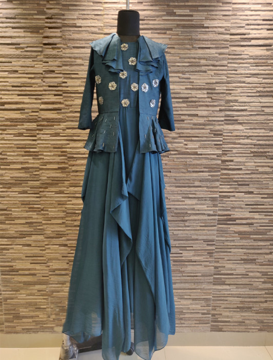 Handkerchief Inspired Gown With Jacket
