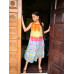 TIE-DYED MULTOCOLOURED DRESS