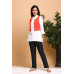 Tarini Shirt With Orange Jacket