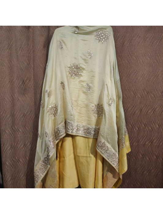 SEMI STITCHED TOP DUPATTA SET