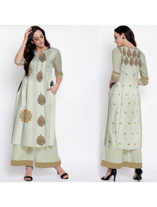 SEMISTITCHED KURTA