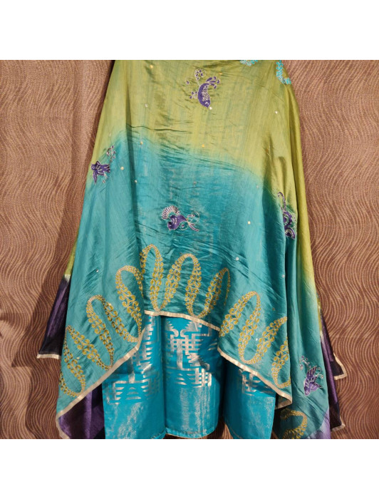 SEMI STITCHED TOP DUPATTA SET