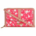 IMARS FASHION Zipped Wristlet With Sling-Pink Floral