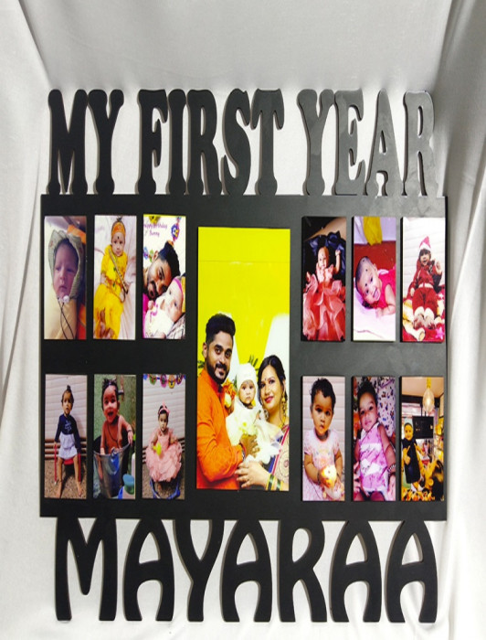 Customised Frame With Name and photos For Gifting Gift , Size as per requirement