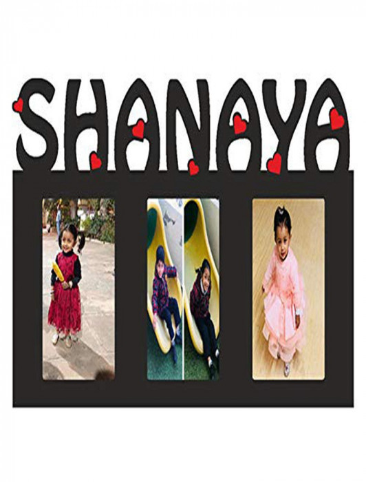 Customised Frame With Name and photos For Gifting Gift , Size as per requirement