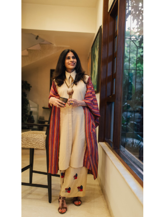 UNWIND KAFTAN paired with FARRAGO PANTS