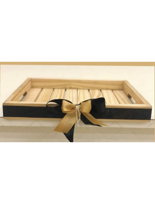 Wooden hamper tray