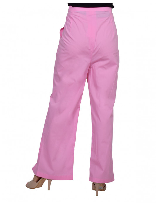 Pink Side Slit Pant