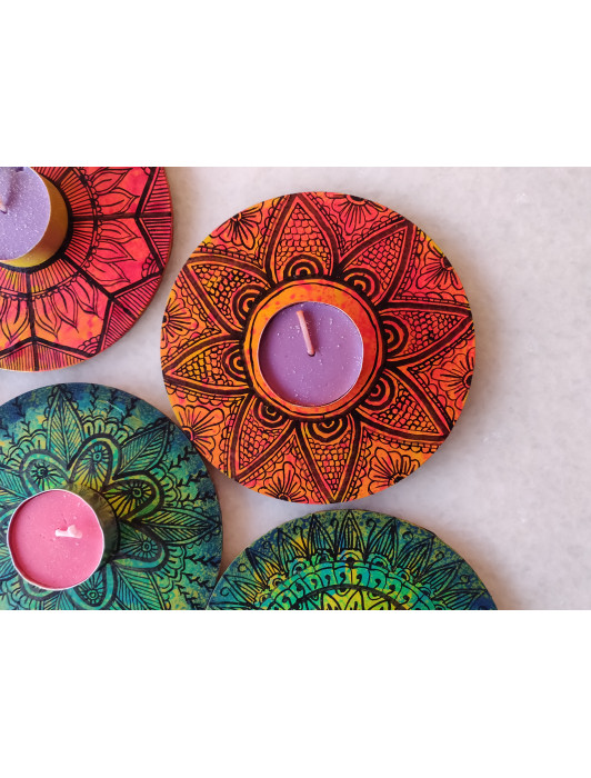 Madhubani Tealight