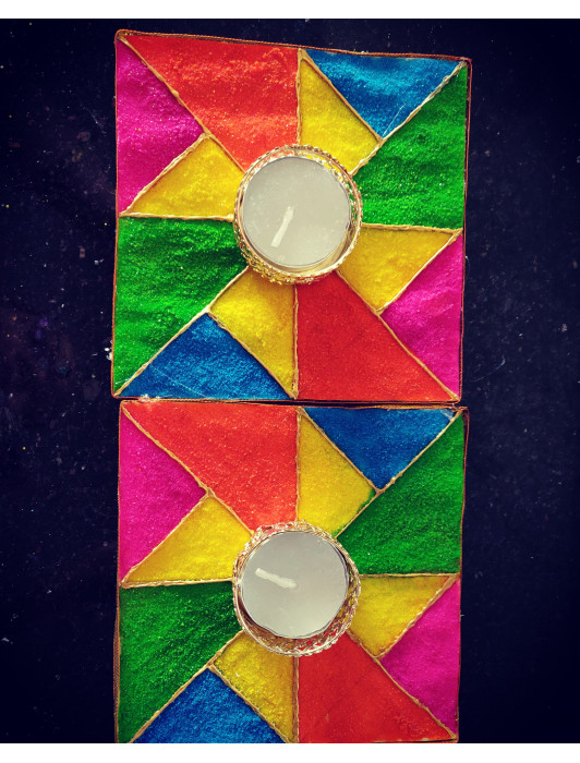 Rangoli Tealights